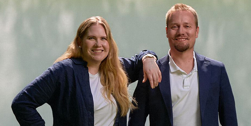 Viisi Agencyn Annika Räihä ja Teemu Neiglick.
