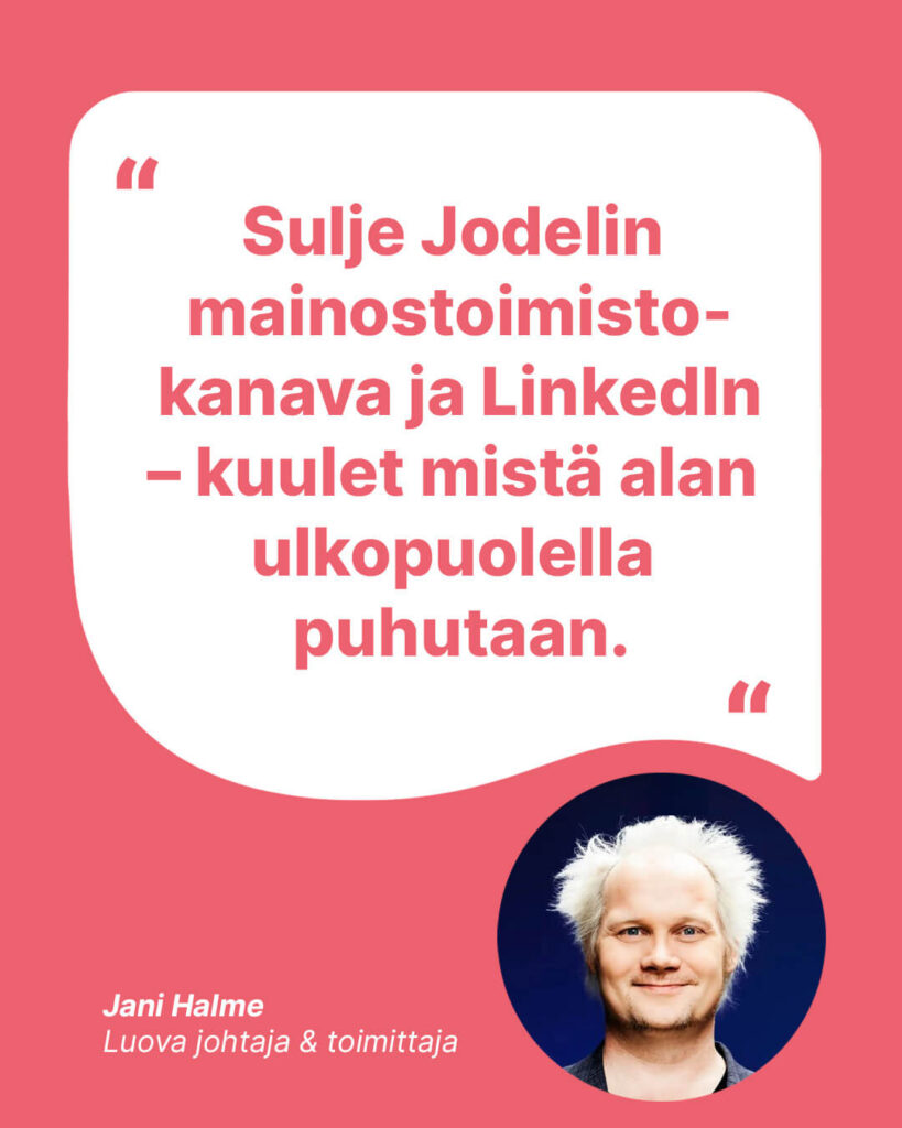 Jani Halme kommentoi kesän mainossäätä.